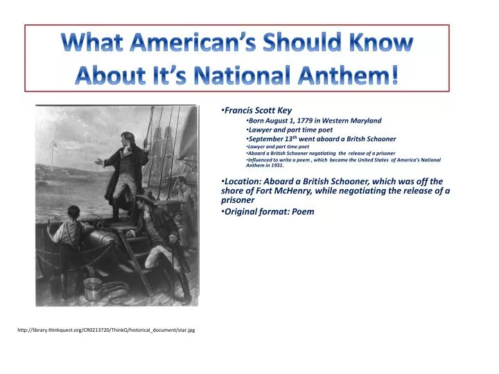 what american s should know about it s national anthem