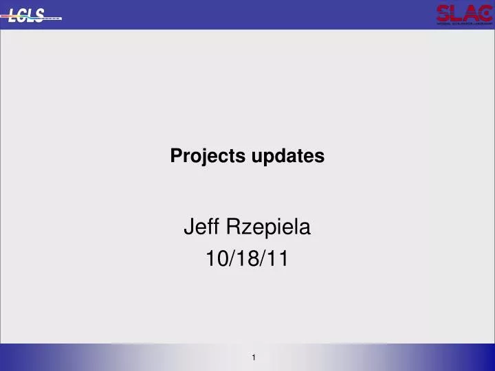 projects updates