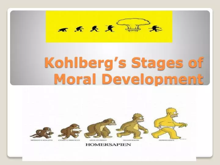 Piaget's two stages of moral online development