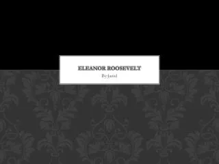 eleanor roosevelt
