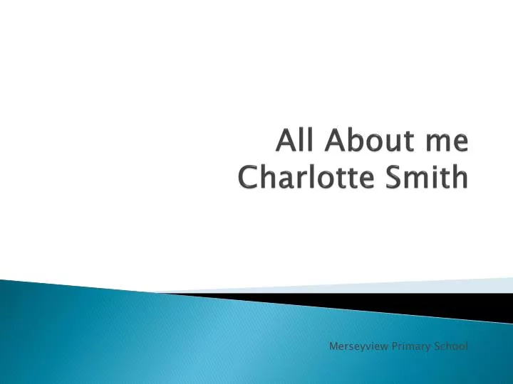 all about me charlotte smith