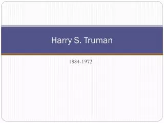 Harry S. Truman