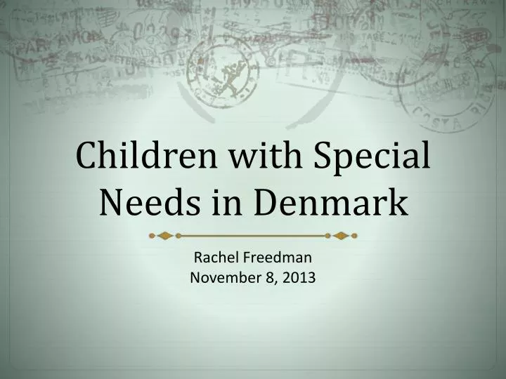 children with special needs in denmark