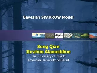 Bayesian SPARROW Model