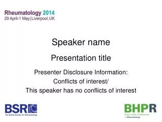 speaker name