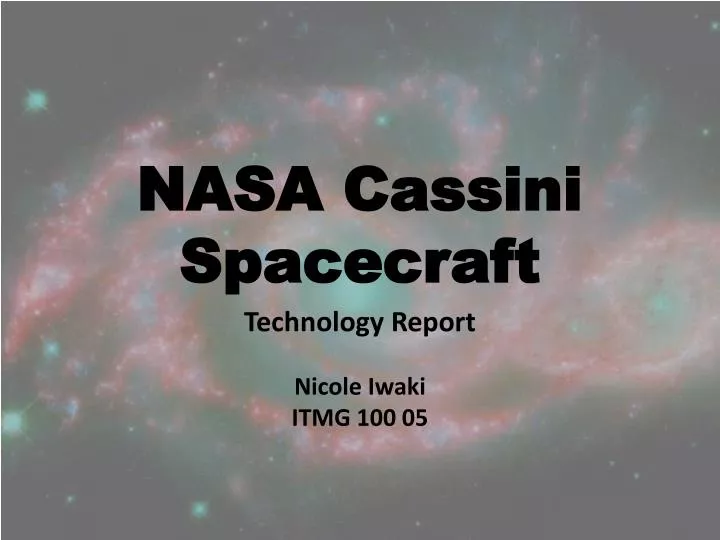 nasa cassini spacecraft