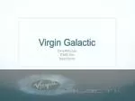 Virgin Galactic - slide 1