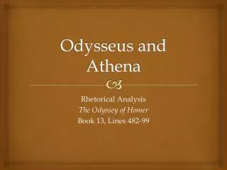 Odysseus and Athena