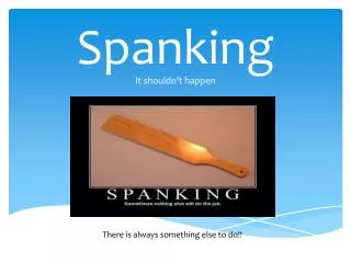 Spanking