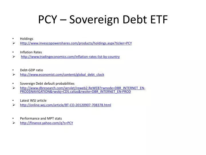 pcy sovereign debt etf