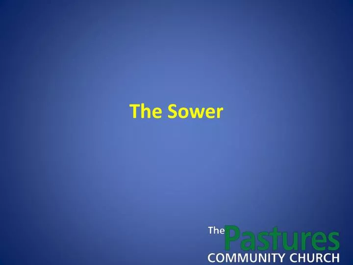 the sower