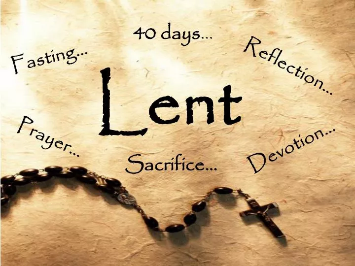 lenten 40 days of prayer