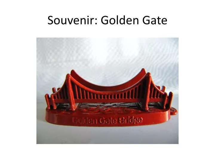 souvenir golden gate