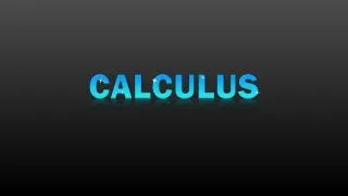 CALcuLus