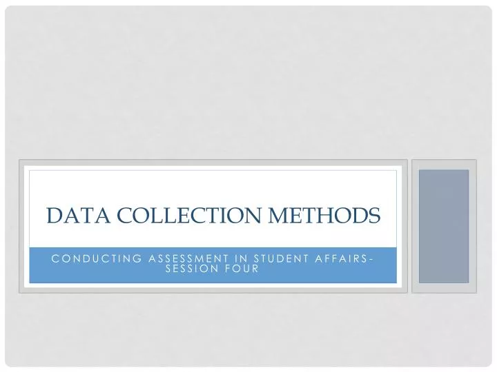 data collection methods