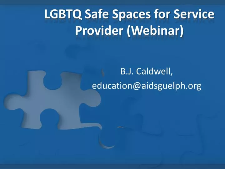 lgbtq safe spaces for service provider webinar
