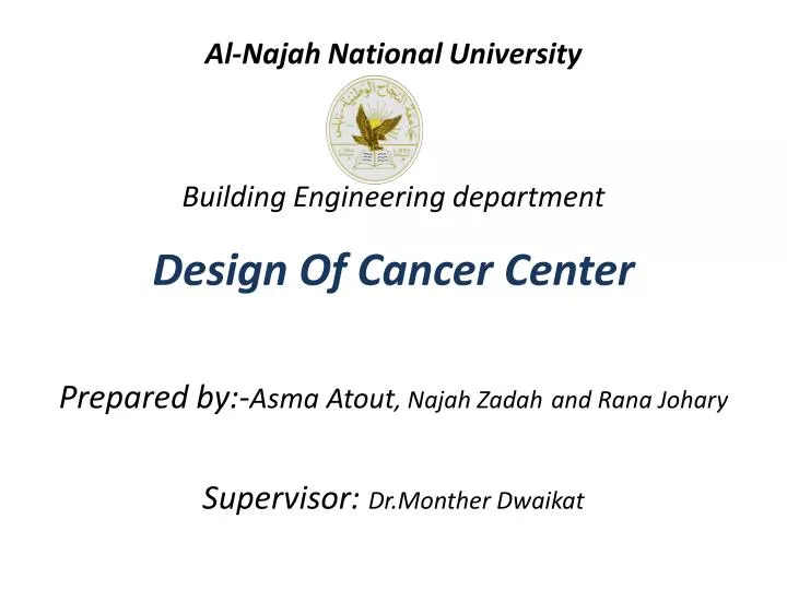 al najah national university building engineering department