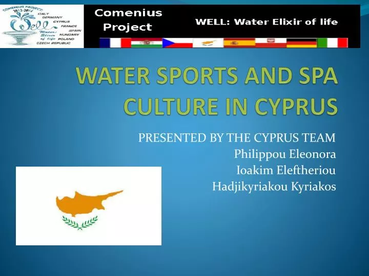 water sports and spa culture in cyprus