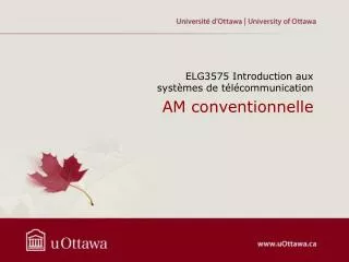am conventionnelle