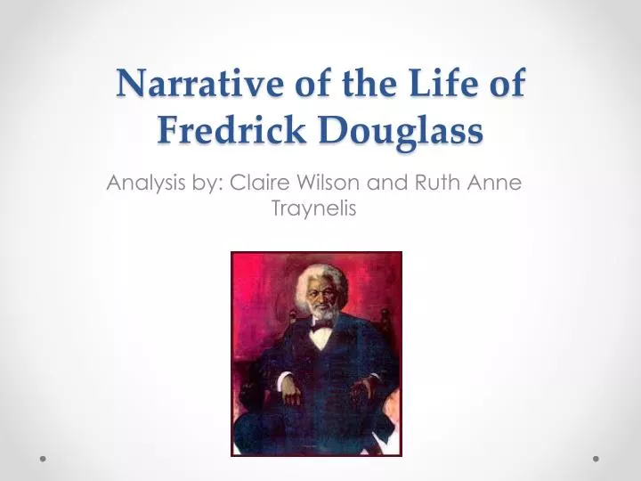 narrative of the life of fredrick douglass