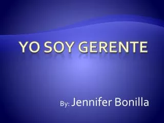 by jennifer bonilla