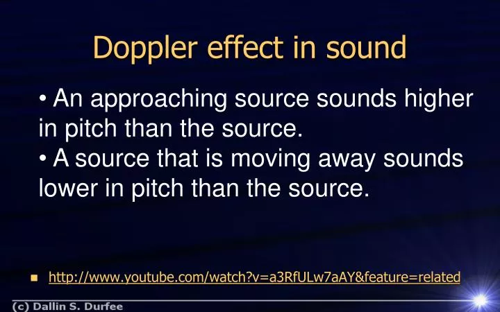 doppler effect in sound