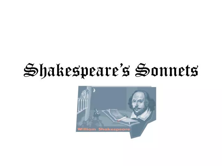 shakespeare s sonnets