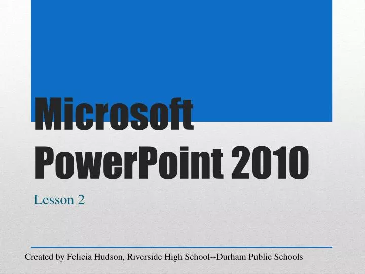 microsoft powerpoint 2010