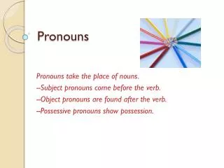 pronouns