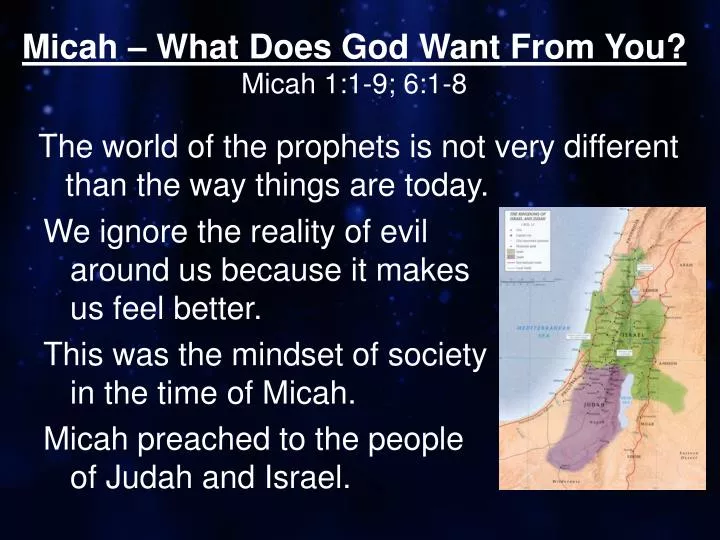micah what does god want from you micah 1 1 9 6 1 8