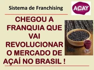 sistema de franchising