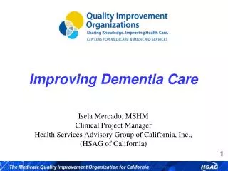 Improving Dementia Care