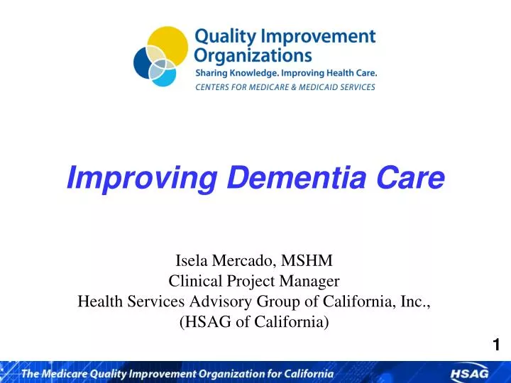 improving dementia care