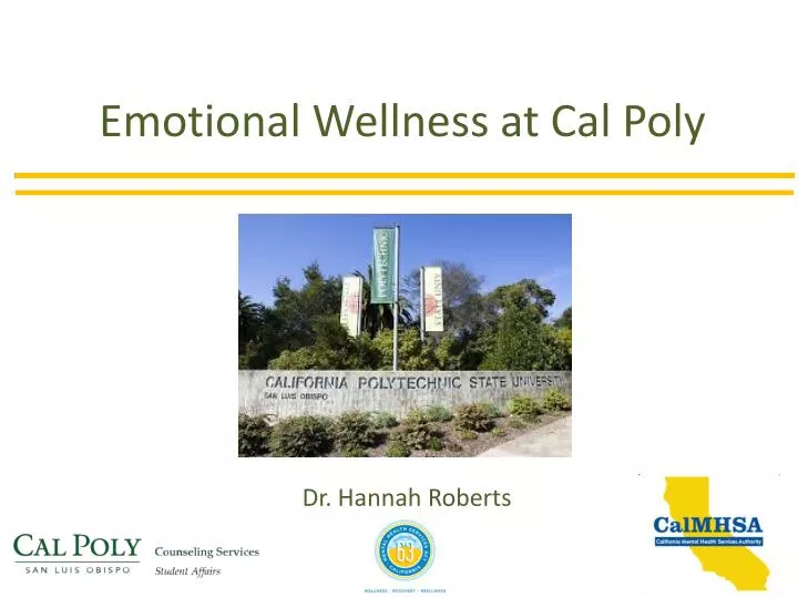 emotional wellness at cal poly