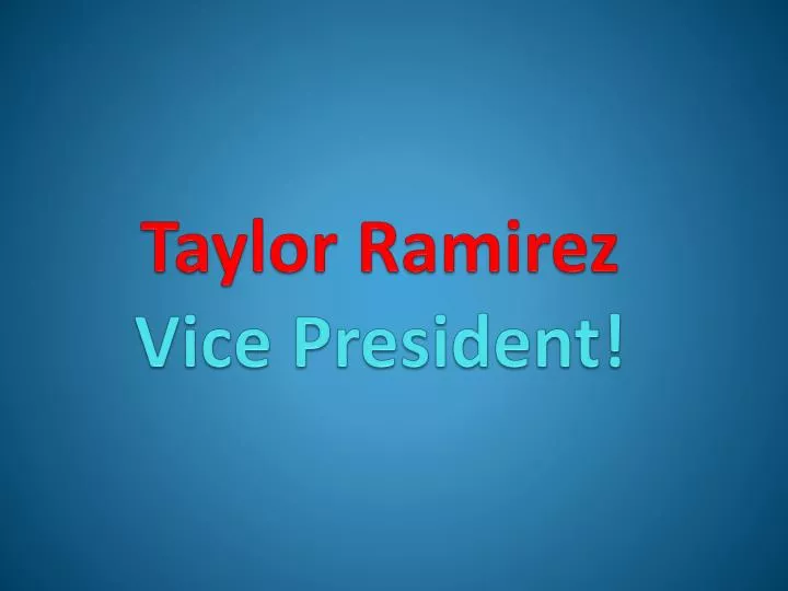 taylor ramirez vice president