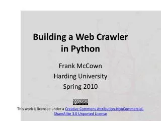 Building a Web Crawler in Python