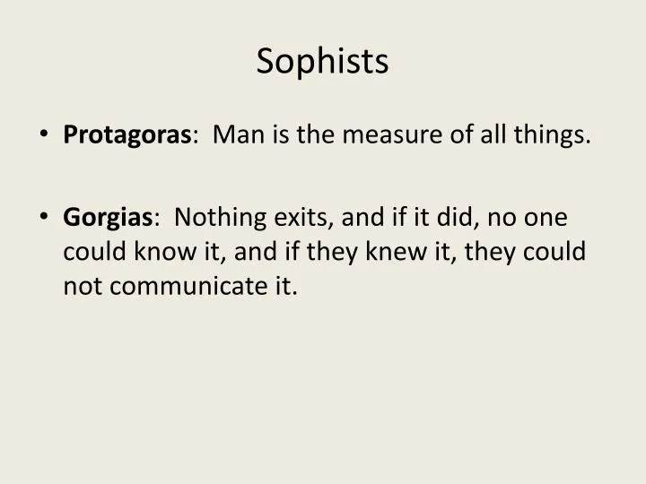 sophists