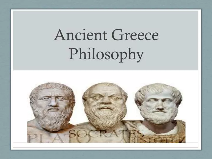 ancient greece philosophy