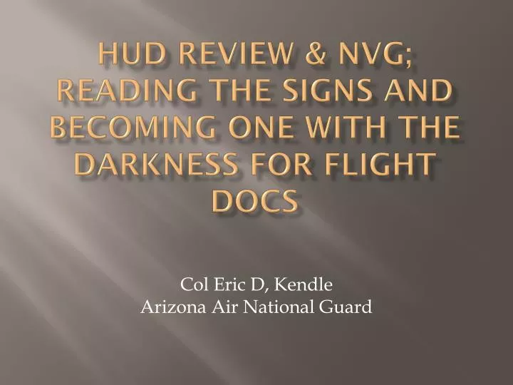 hud review nvg reading the signs and becoming one with the darkness for flight docs