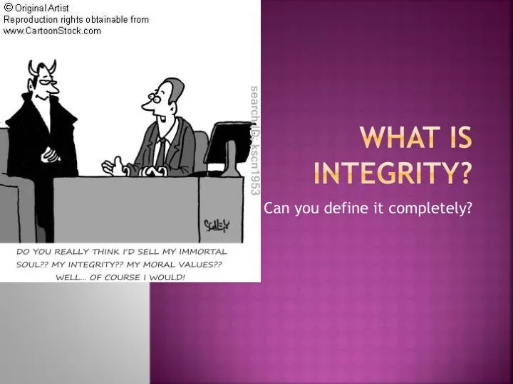 what is integrity