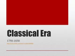 Classical Era