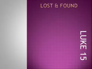 lost found