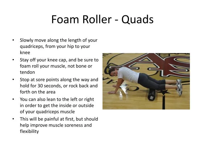 foam roller quads