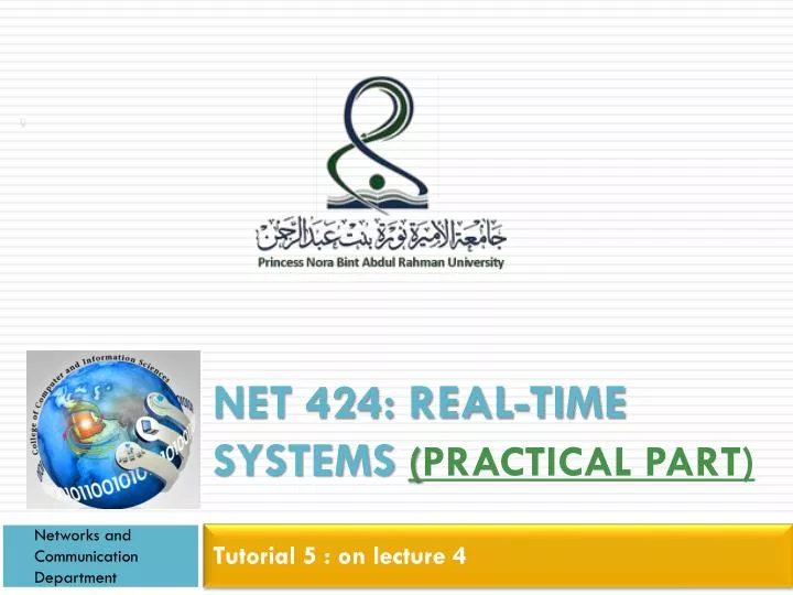 net 424 real time systems practical part