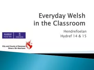 everyday welsh in the classroom