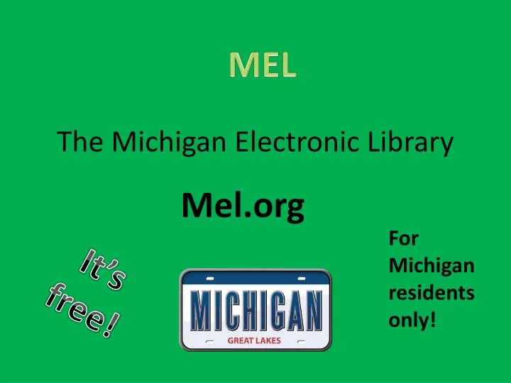 the michigan electronic library