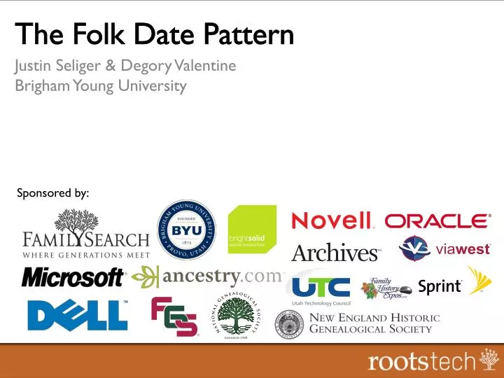the folk date pattern