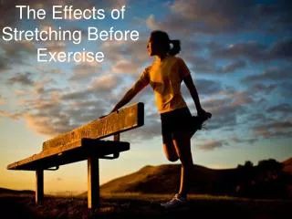 the effects of stretching before exercise