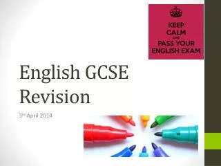 English GCSE Revision