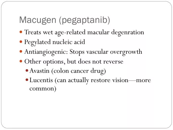 macugen pegaptanib